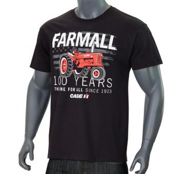 Tshirt Herren schwarz 100 years  CASEIH Grösse M 