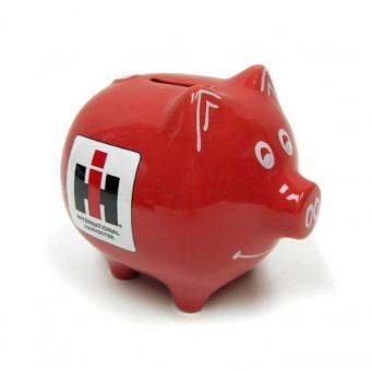 Sparschwein Rot Steingut IHC 