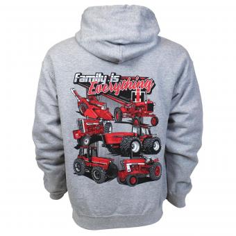 Kinder Hoodie Grau Family Grösse XL 
